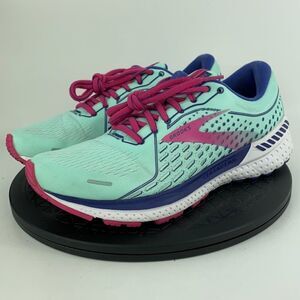 Brooks Adrenaline GTS 21 Mint Green/Pink Running Shoes Women's Size 8